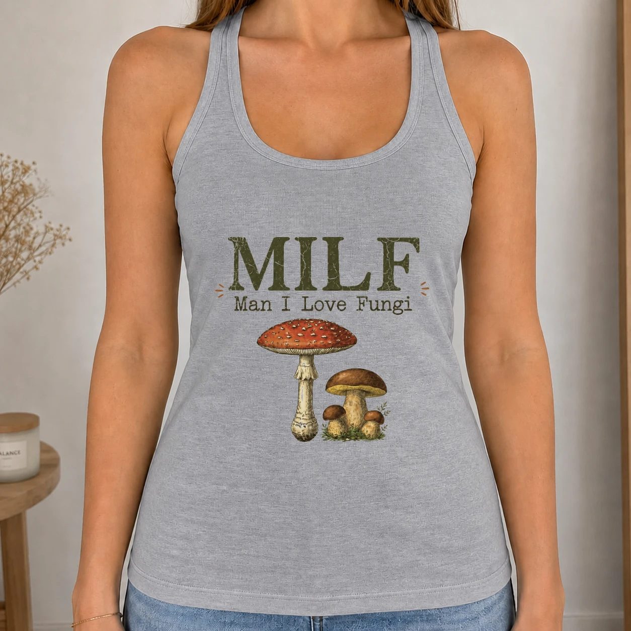 Dámské tílko 220g - Man I Love Fungi