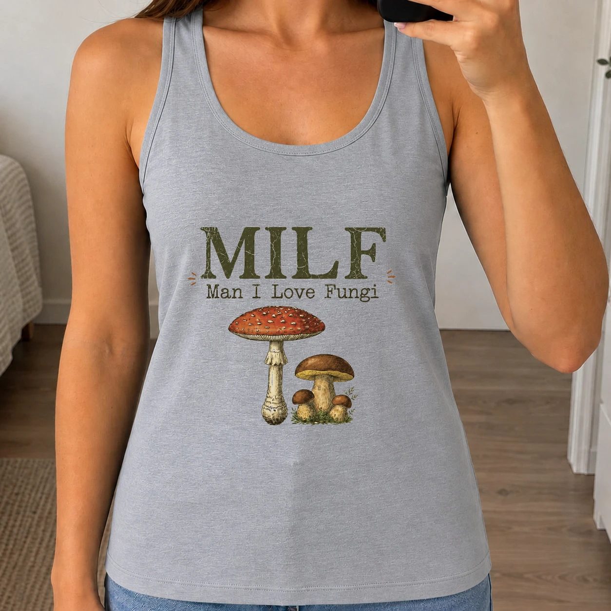 Dámské tílko 160g - Man I Love Fungi