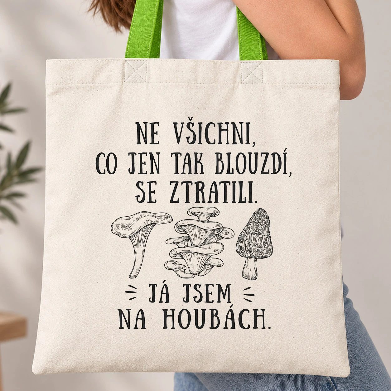 Taška s barevným uchem - Já jsem na houbách