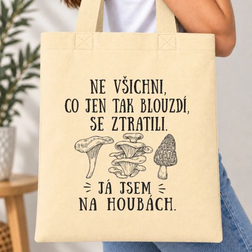 Taška barevná - Já jsem na houbách