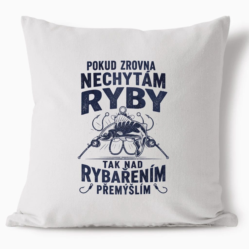 Polštář - Pokud zrovna nechytám ryby