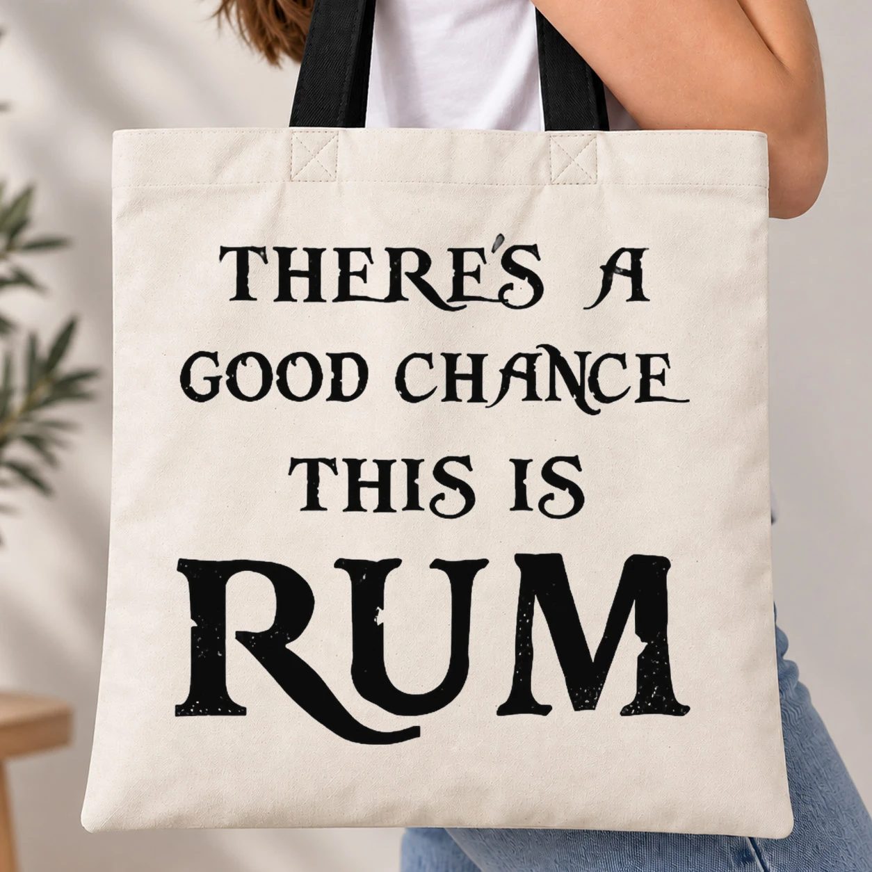 Taška s barevným uchem - There's A Good Chance This Is Rum