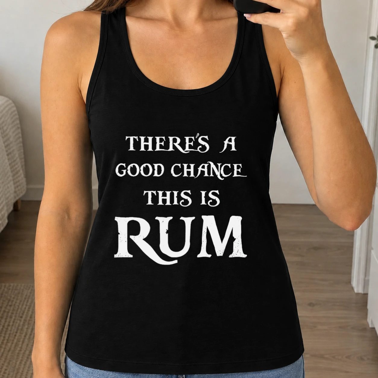 Dámské tílko 160g - There's A Good Chance This Is Rum