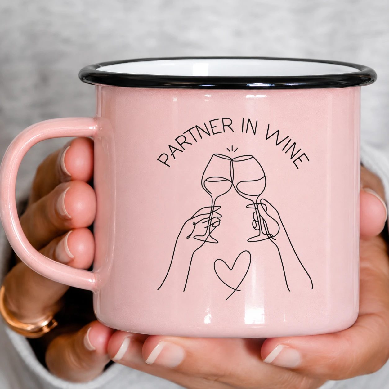 Smaltový plecháček - Partner In Wine