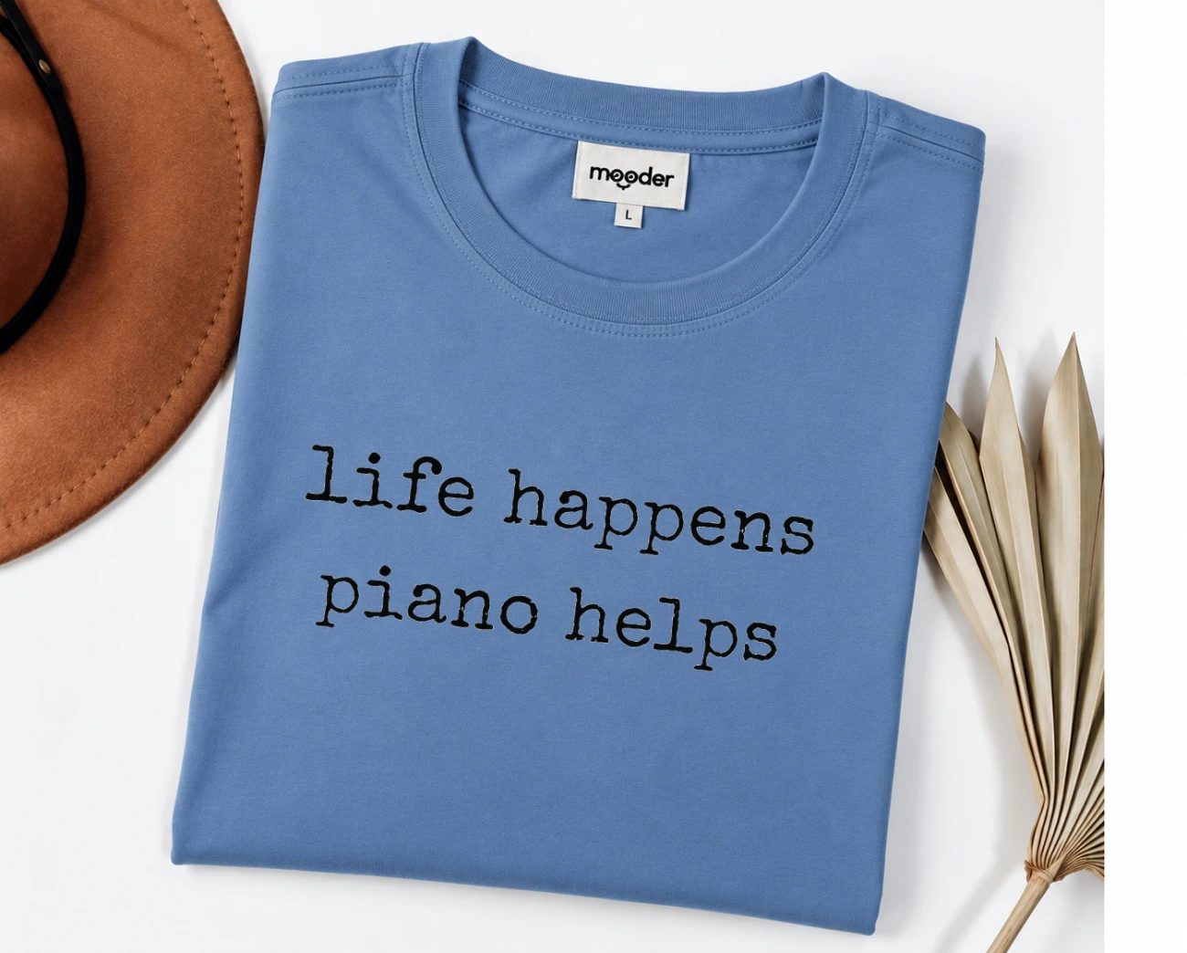 Pánské tričko - Life Happens Piano Helps