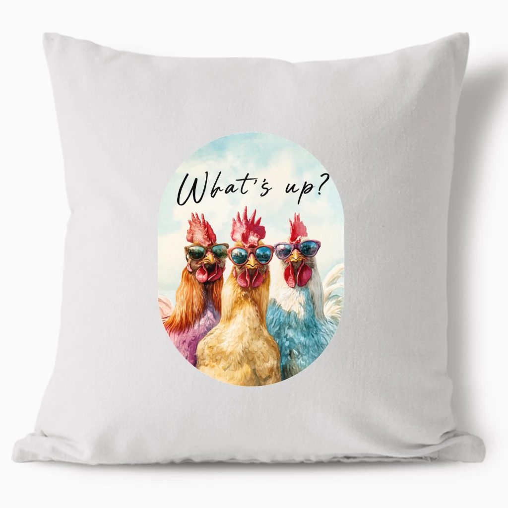 Polštář - What's Up Roosters