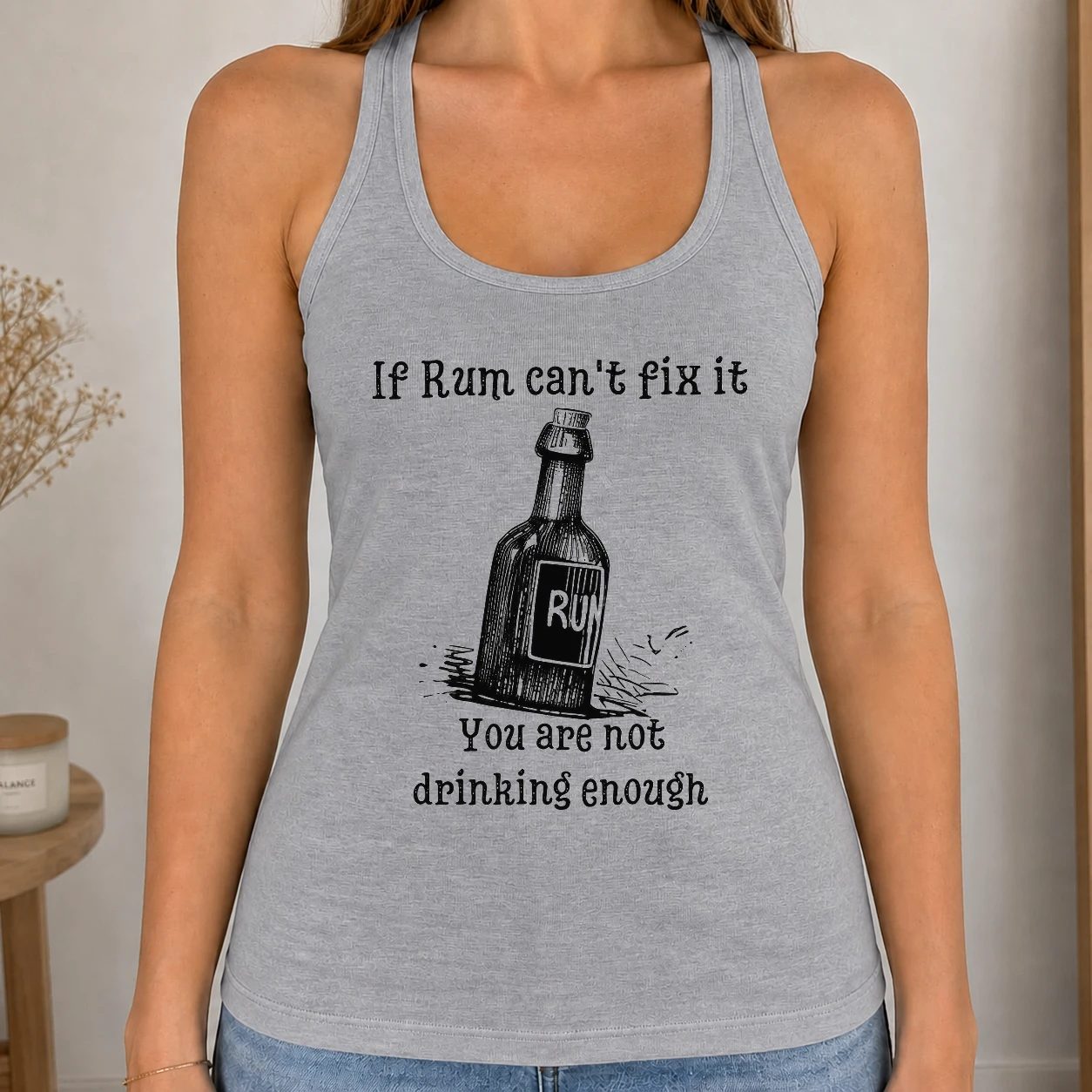 Dámské tílko 220g - If Rum Can't Fix It