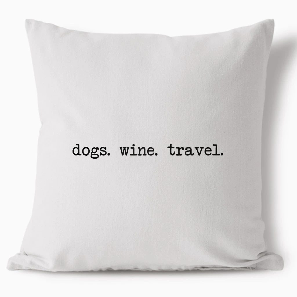 Polštář - Dogs Wine Travel