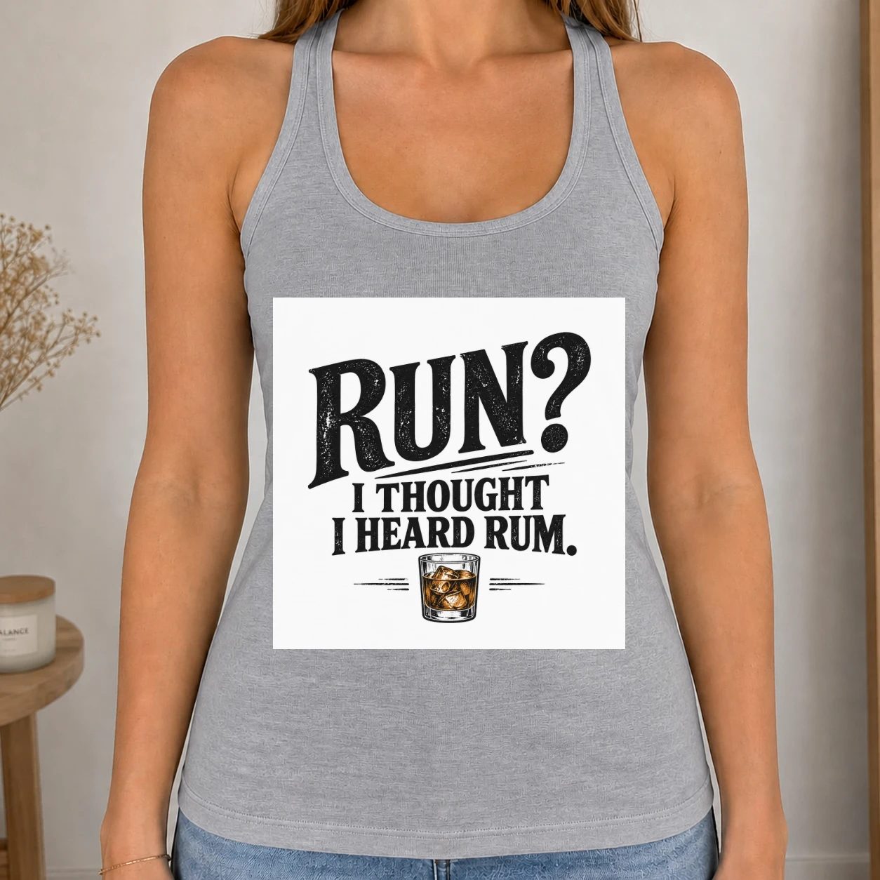 Dámské tílko 220g - Run? I Thought I Heard Rum