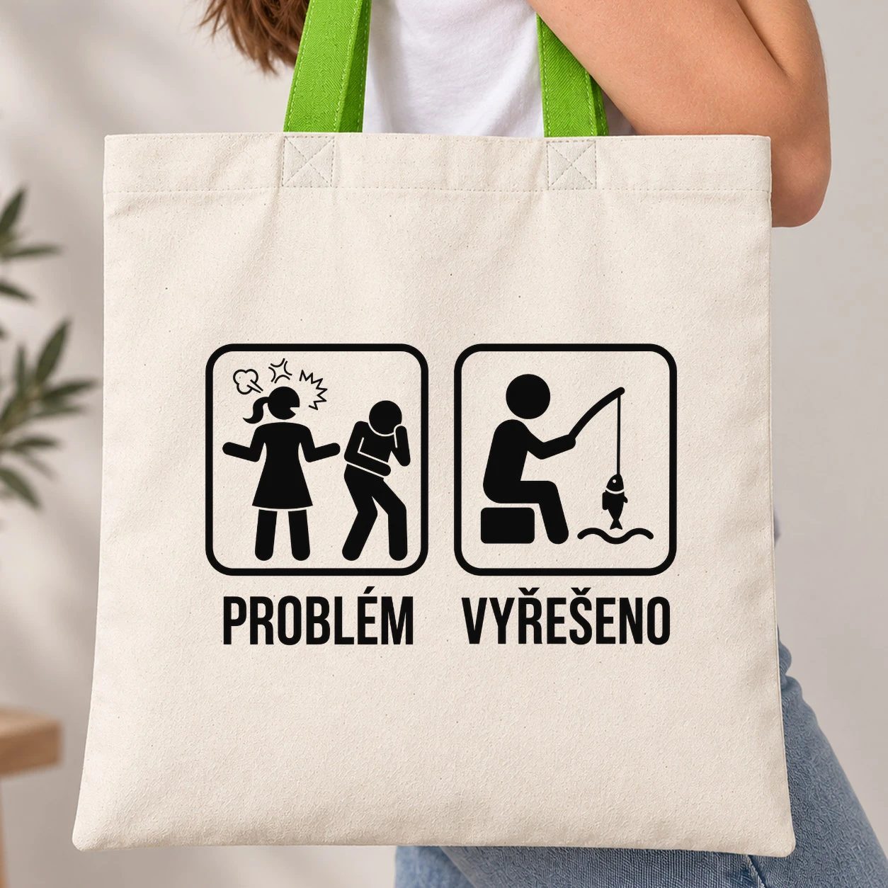 Taška s barevným uchem - Problém vyřešen u vody