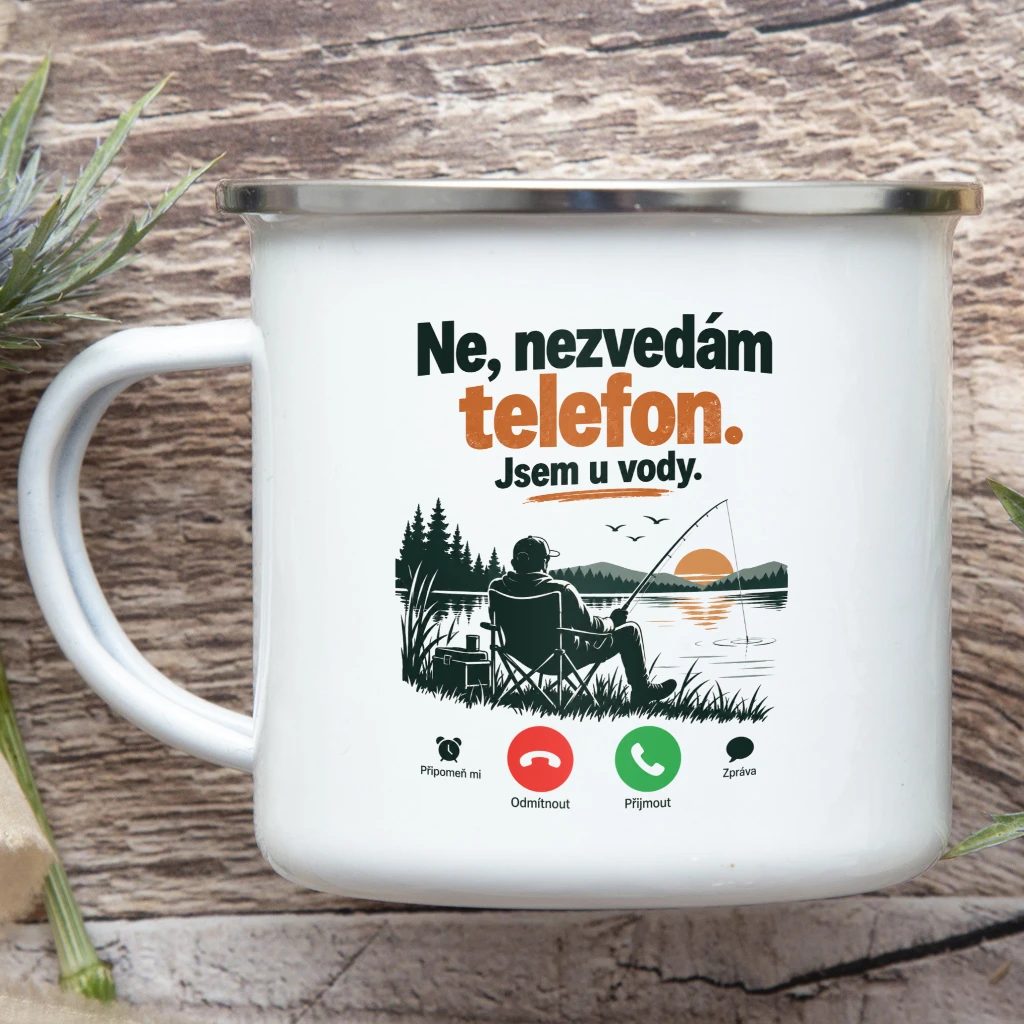Smaltový plecháček - Nebyl jsem na telefonu