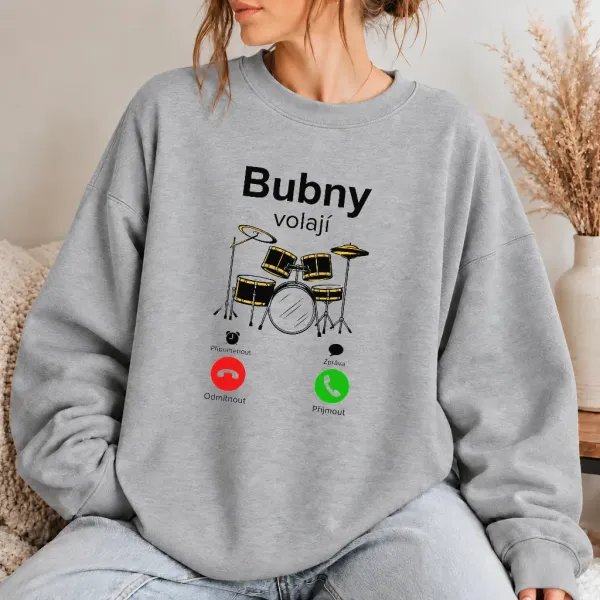 Dámská mikina - Bubny volají