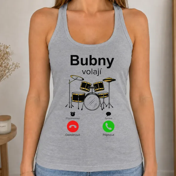 Dámské tílko 220g - Bubny volají