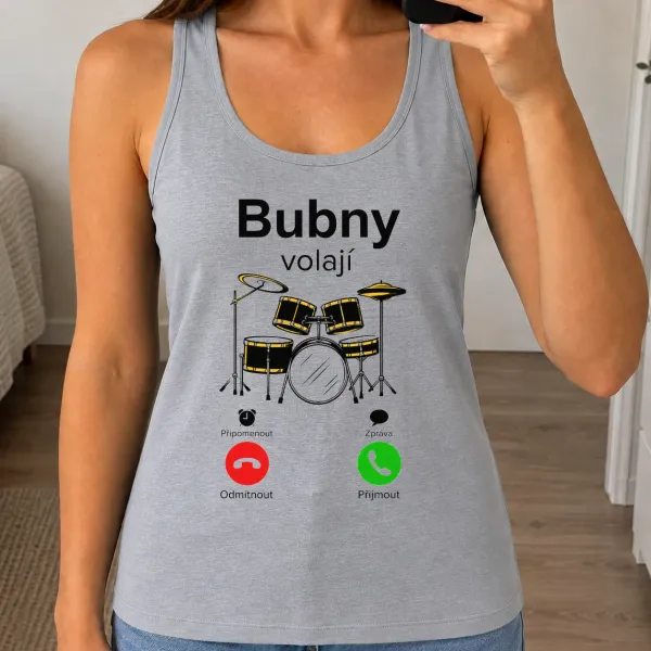 Dámské tílko 160g - Bubny volají