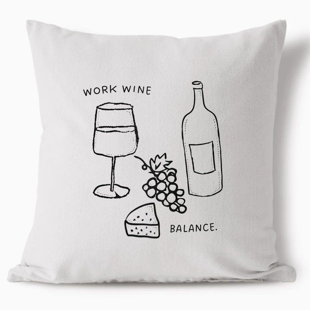 Polštář - Work Wine Balance