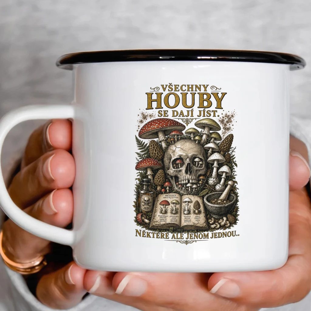 Smaltový plecháček - Všechny houby se dají jíst