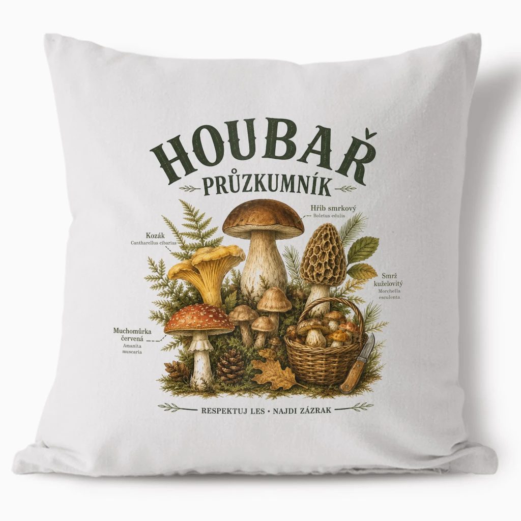 Polštář - Houbař průzkumník