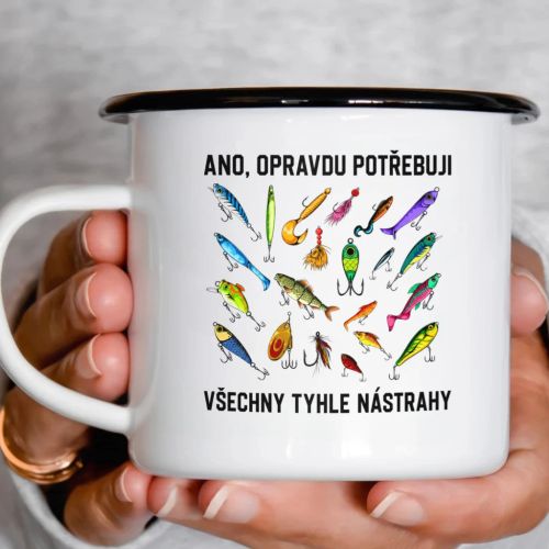 Smaltový plecháček - Opravdu potřebuji všechny nástrahy