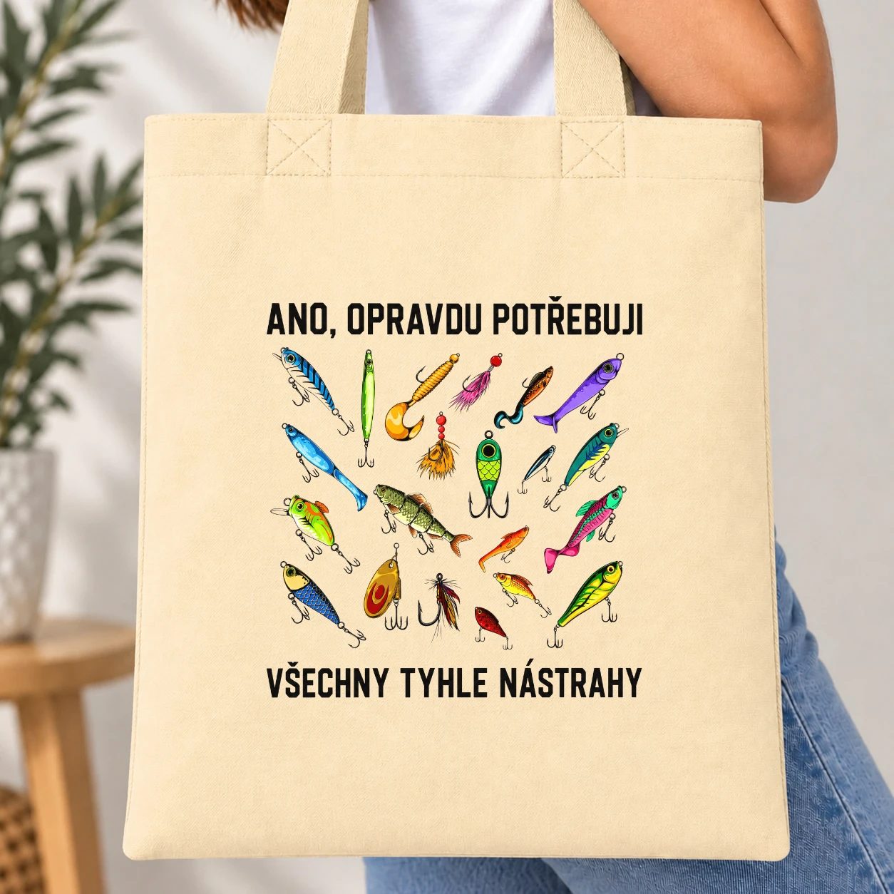 Taška barevná - Opravdu potřebuji všechny nástrahy
