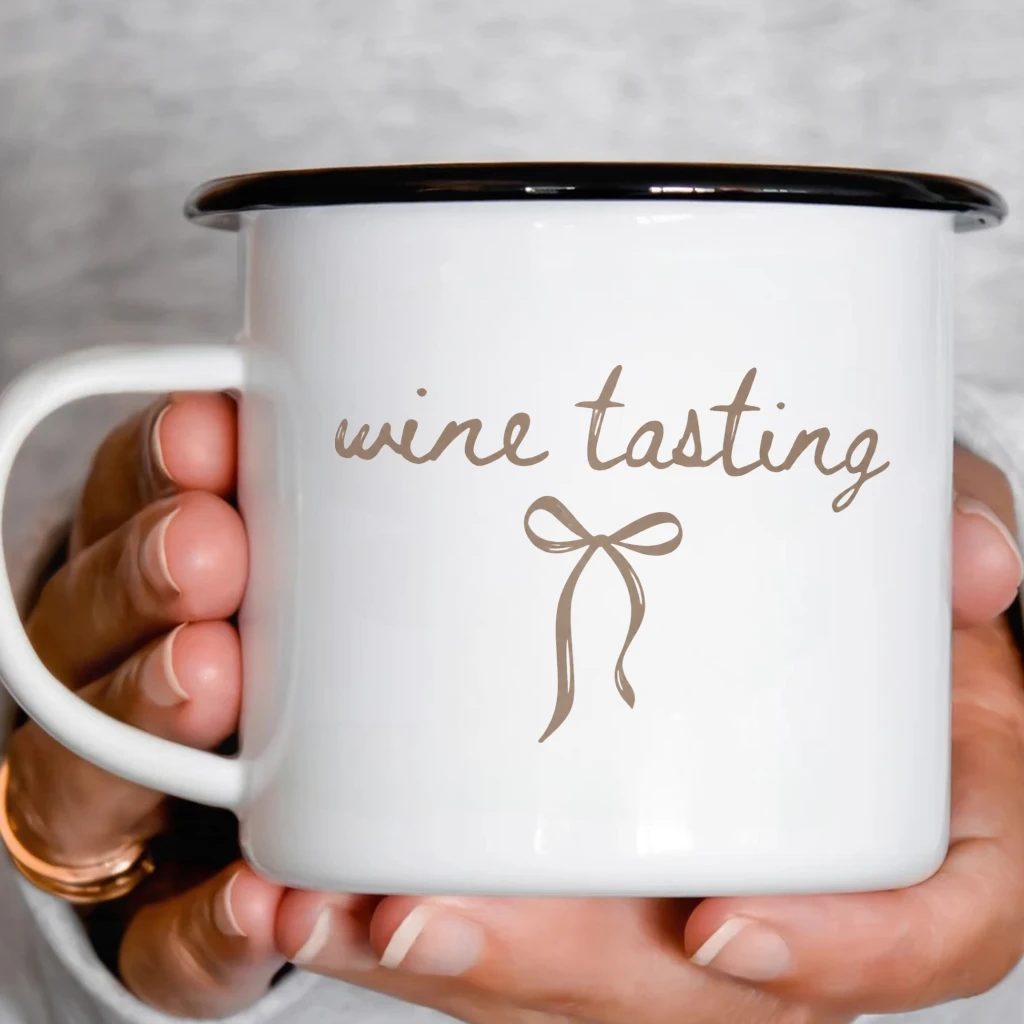 Smaltový plecháček - Wine Tasting Bow