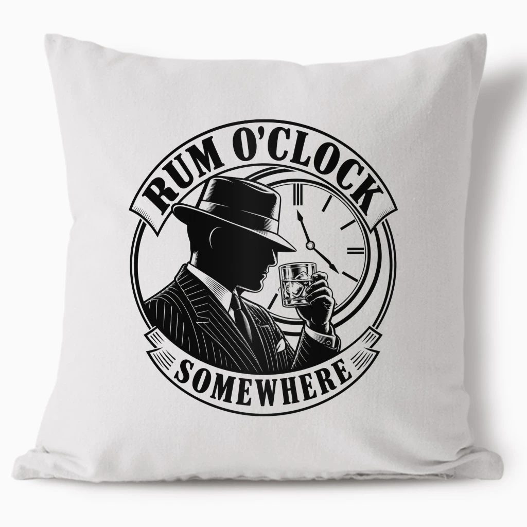 Polštář - Rum O'Clock Gentleman