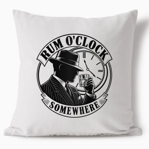 Polštář - Rum O'Clock Gentleman