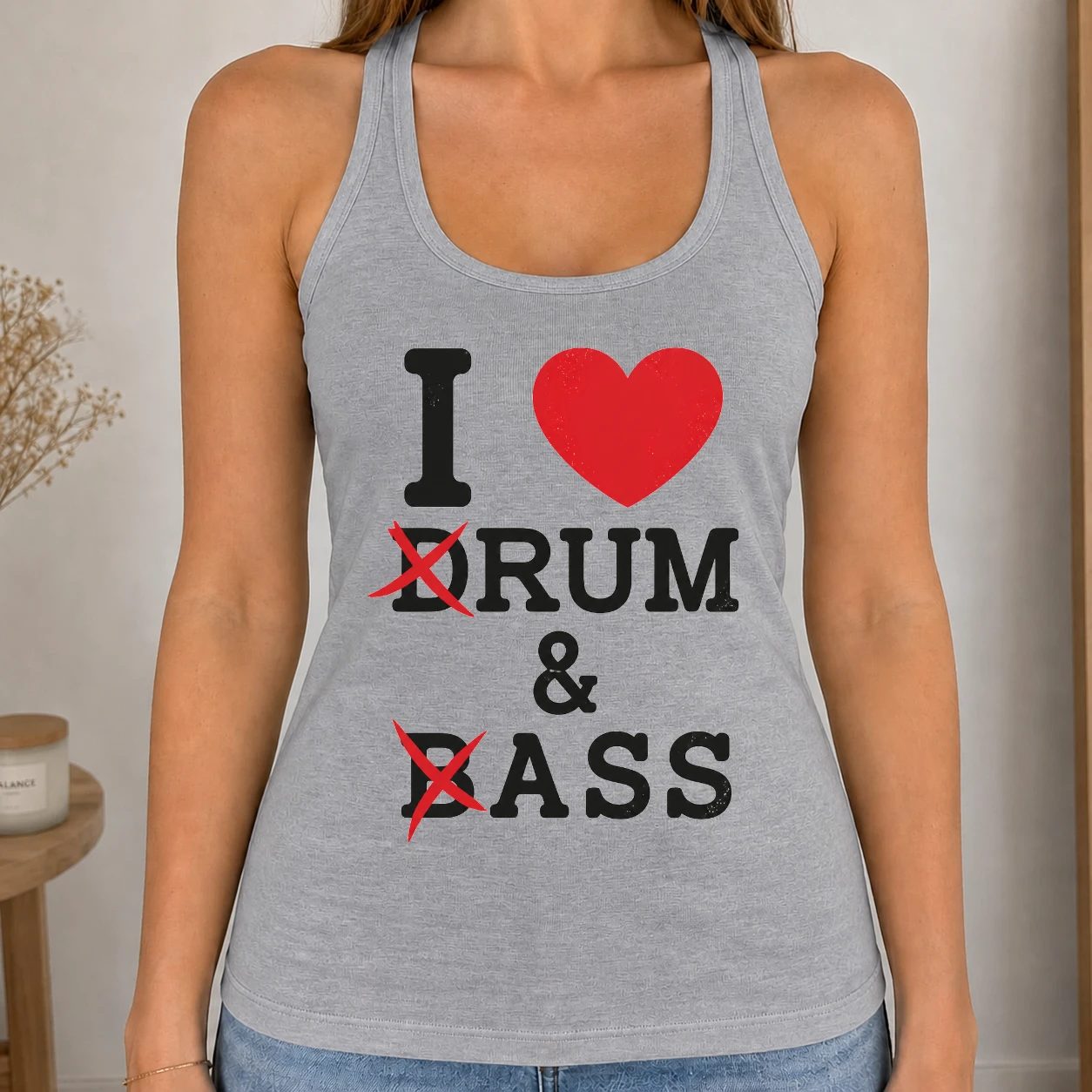 Dámské tílko 220g - I Heart Rum & Ass