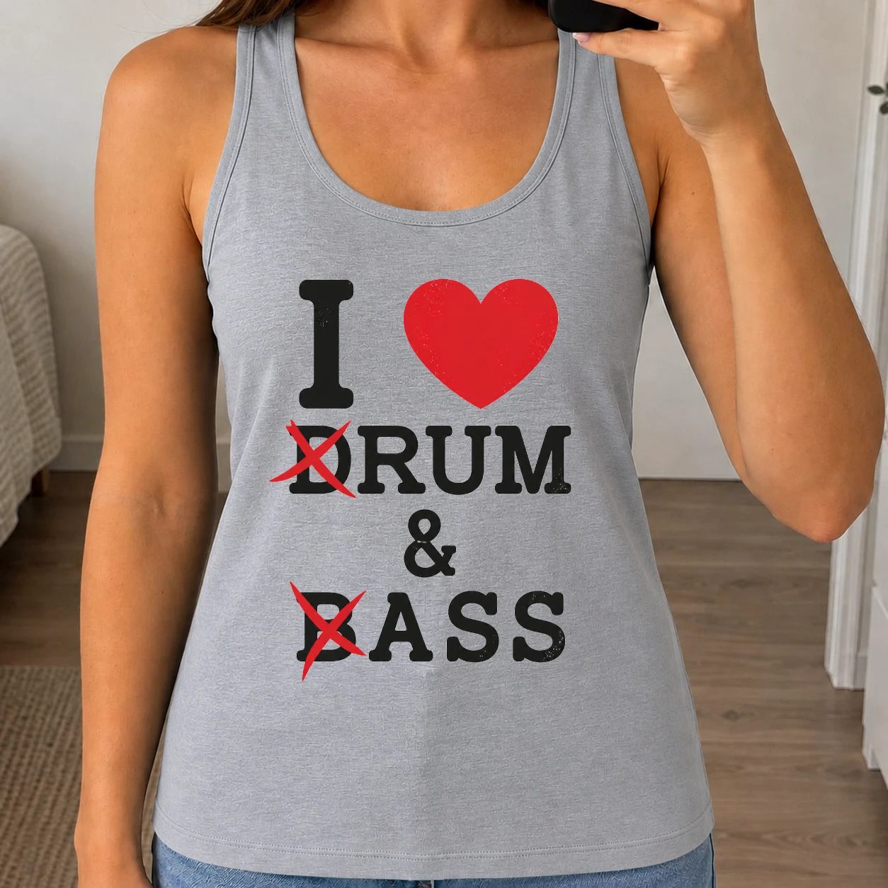Dámské tílko 160g - I Heart Rum & Ass