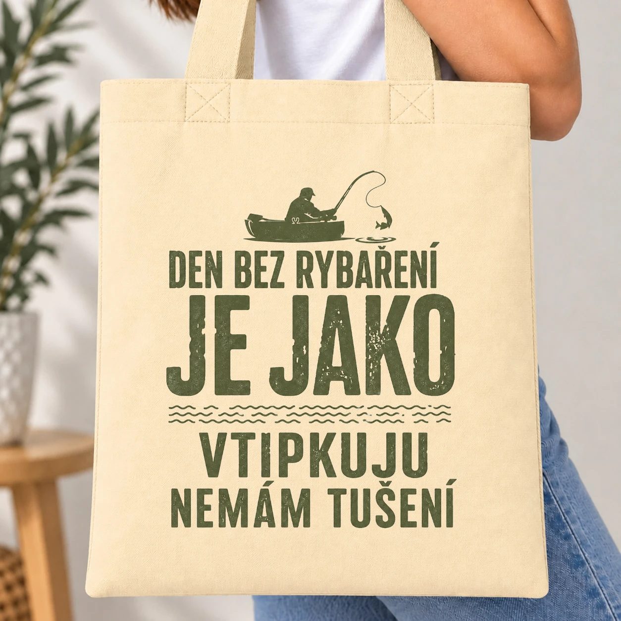 Taška barevná - Den bez rybaření