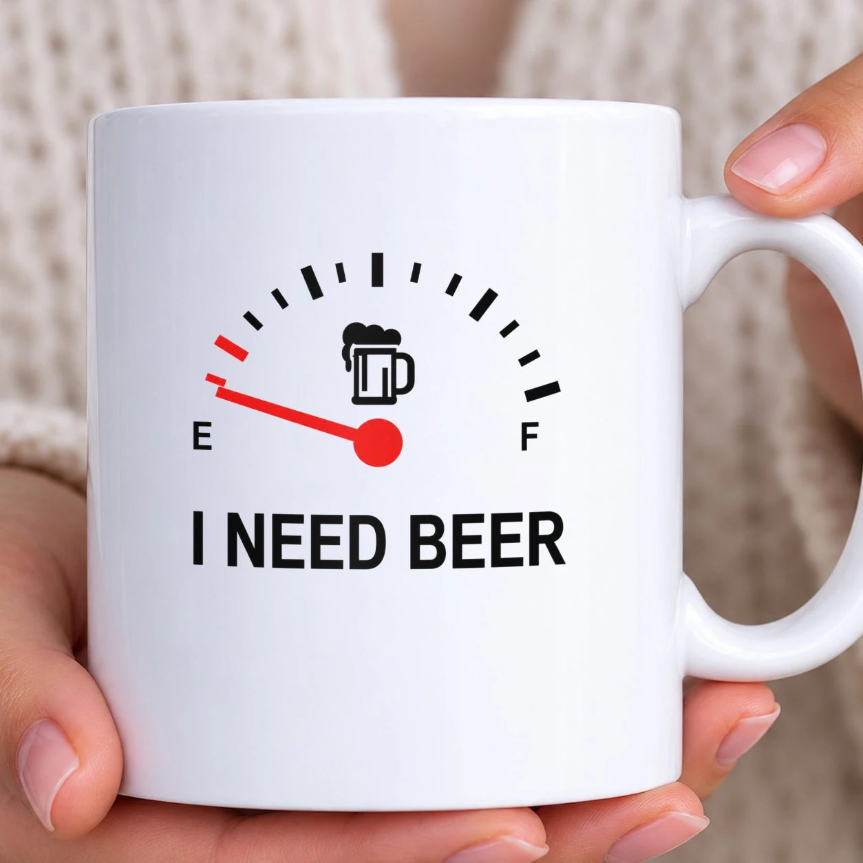 Hrnek bílý - I Need Beer