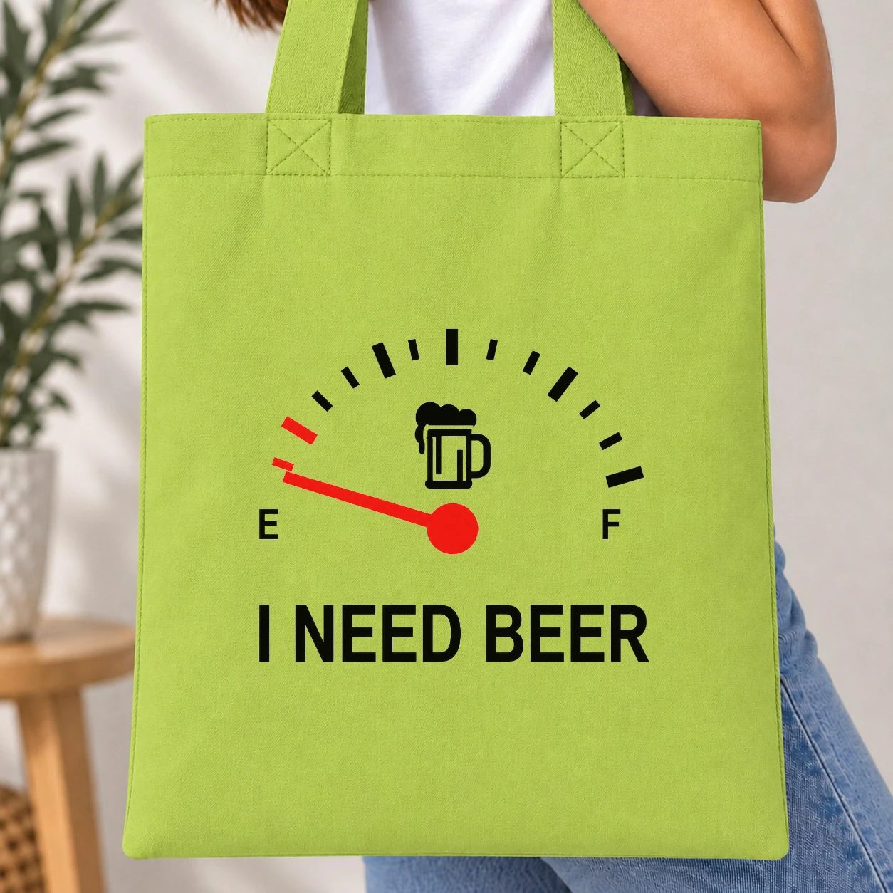 Taška barevná - I Need Beer