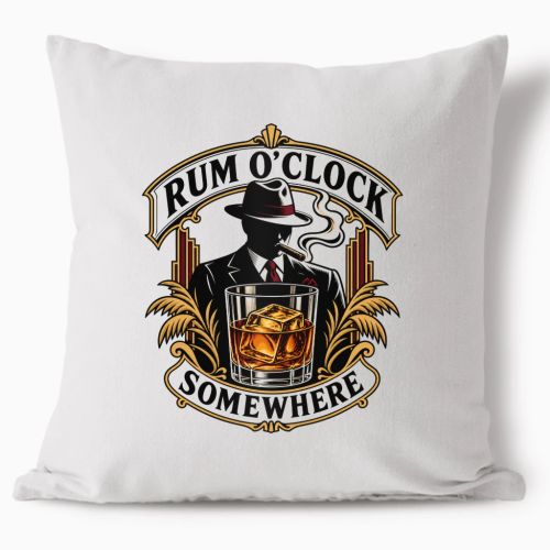 Polštář - Rum O'Clock Somewhere