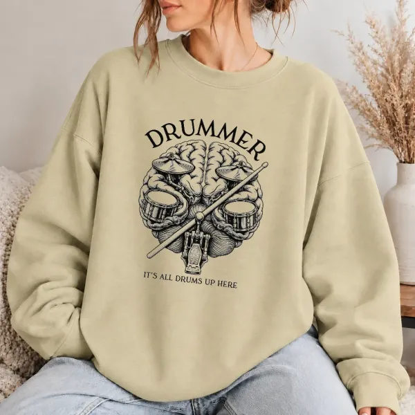 Dámská mikina - Drummer Brain