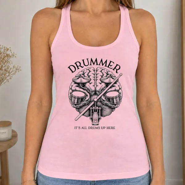 Dámské tílko 220g - Drummer Brain