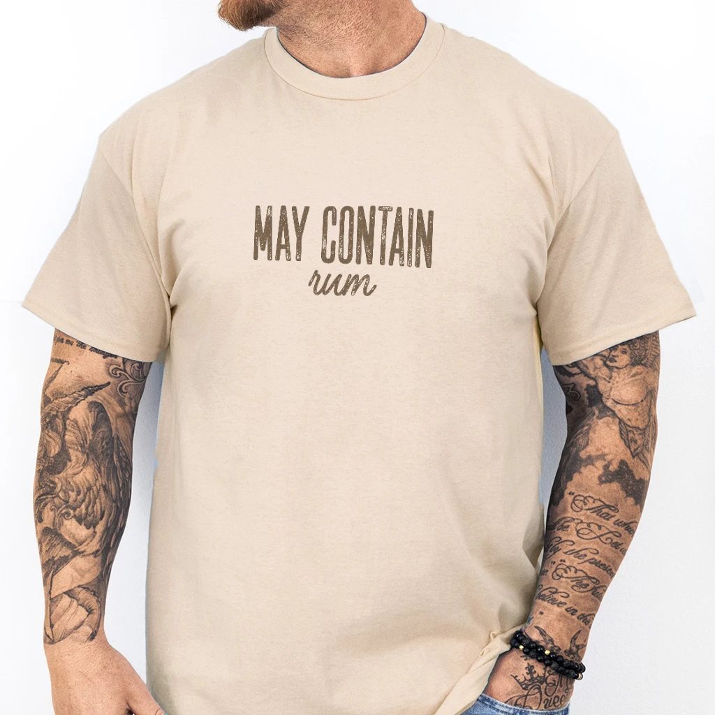 Pánské tričko - May Contain Rum Distressed