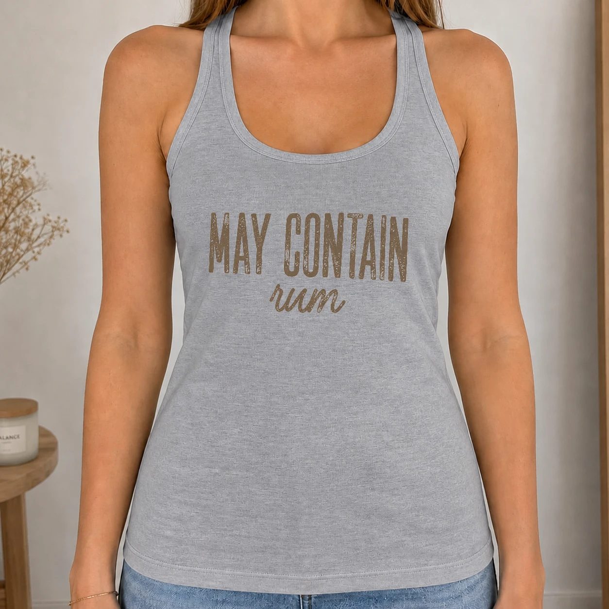 Dámské tílko 220g - May Contain Rum Distressed