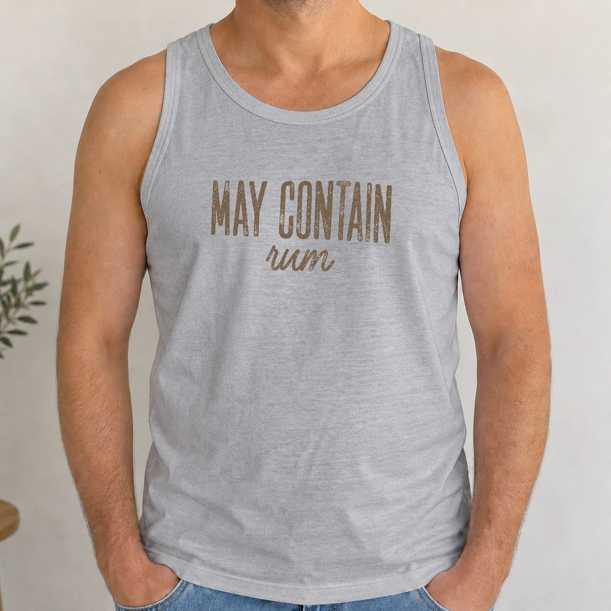 Pánské tílko - May Contain Rum Distressed