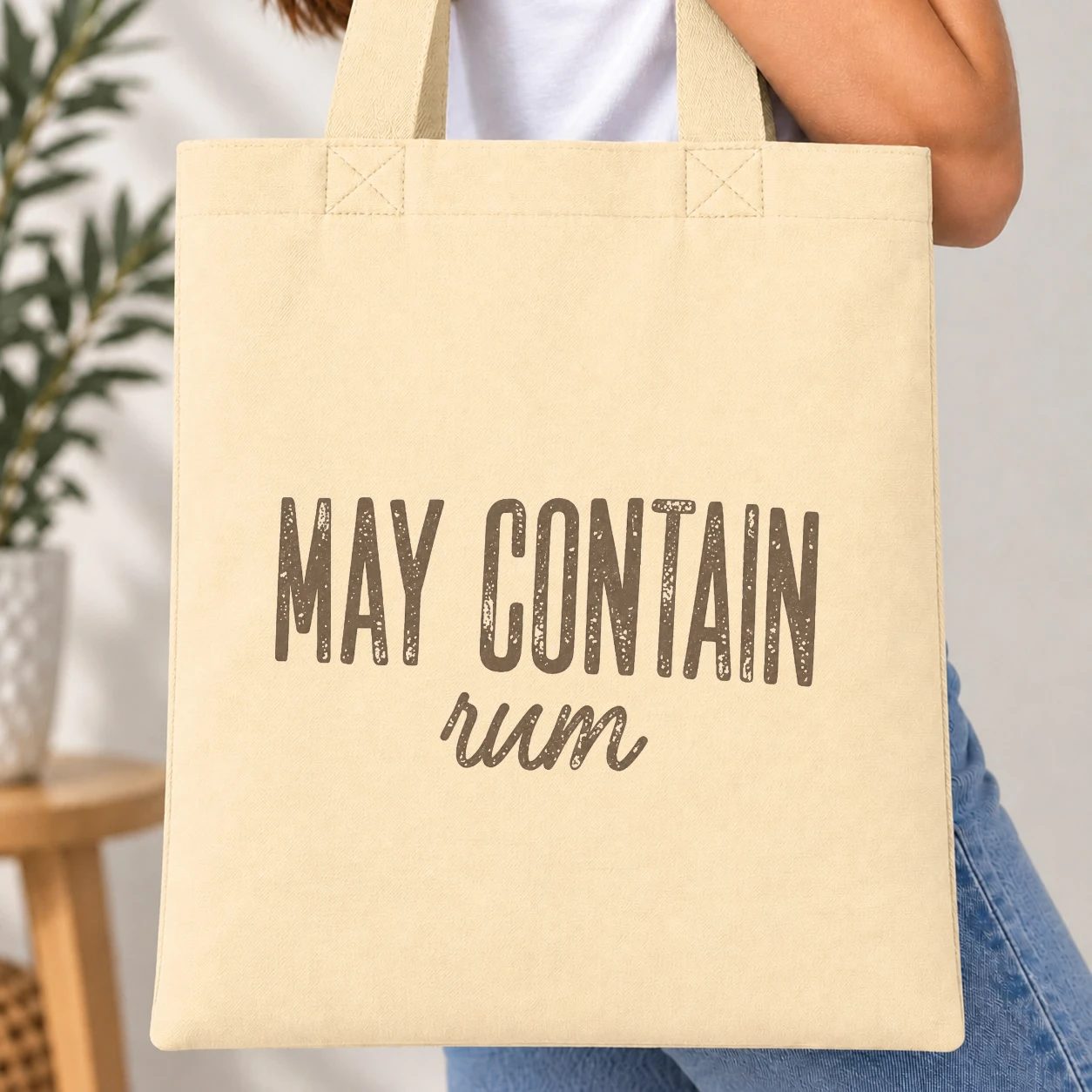 Taška barevná - May Contain Rum Distressed