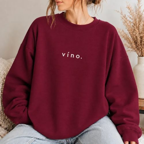Dámská mikina - víno.