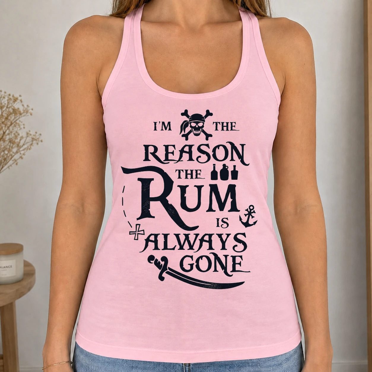 Dámské tílko 220g - I'm The Reason The Rum Is Always Gone