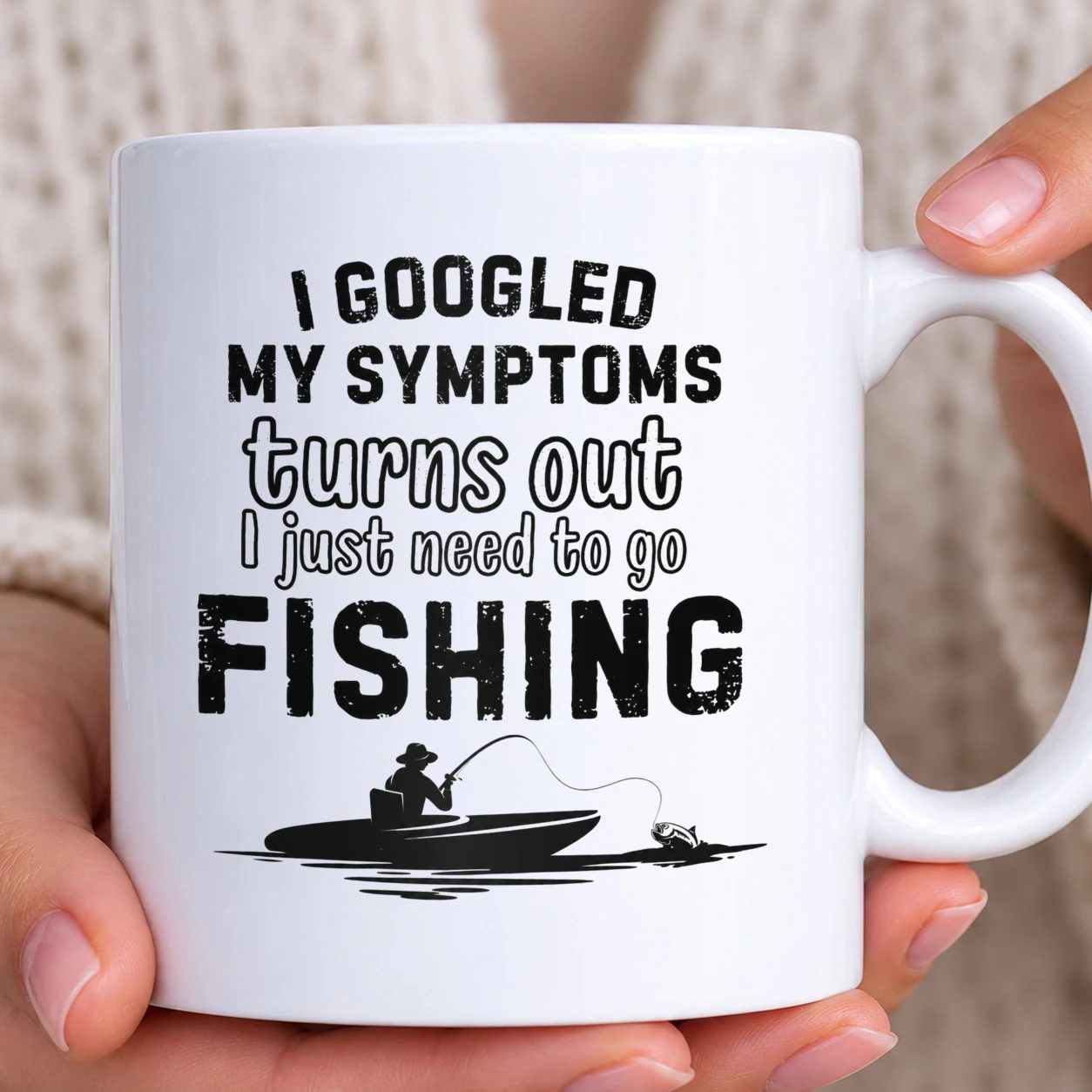 Hrnek bílý - I Googled My Symptoms