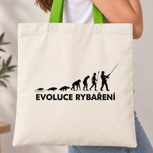 Taška s barevným uchem - Evoluce rybaření