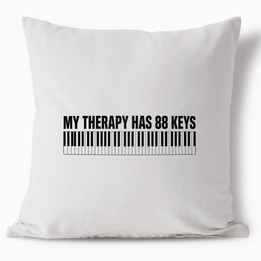 Polštář - My Therapy Has 88 Keys