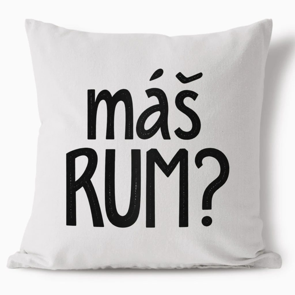 Polštář - Máš RUM?