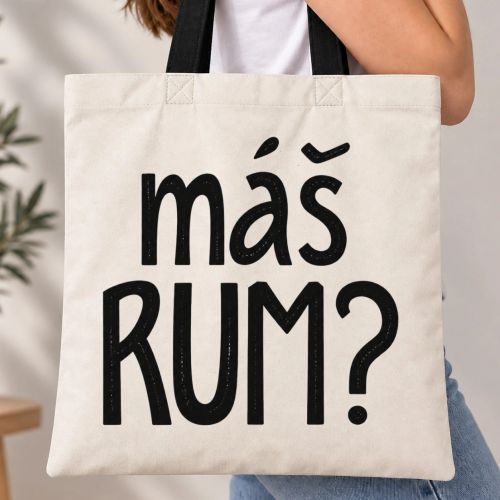 Taška s barevným uchem - Máš RUM?