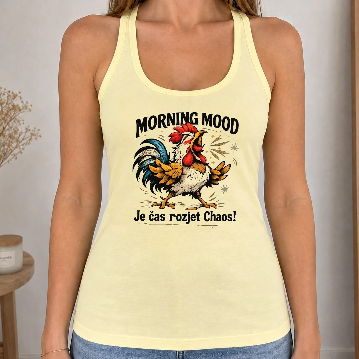 Dámské tílko 220g - Morning Mood - Let the Chaos Begin