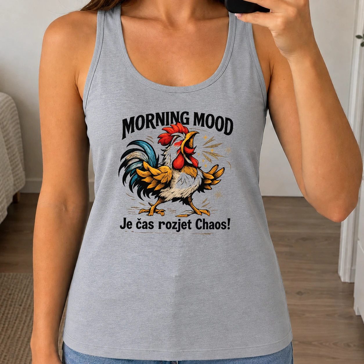 Dámské tílko 160g - Morning Mood - Let the Chaos Begin