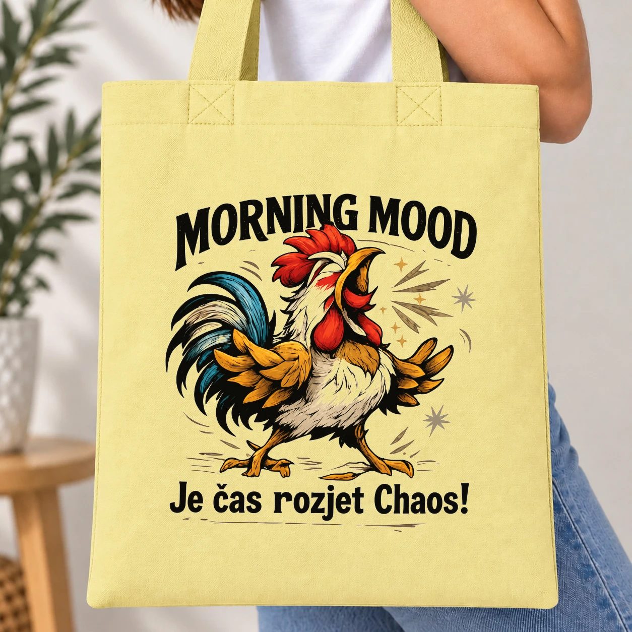 Taška barevná - Morning Mood - Let the Chaos Begin