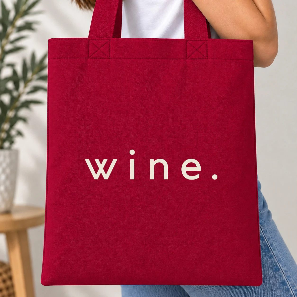 Taška barevná - wine.