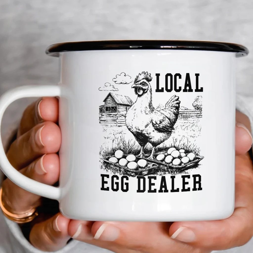 Smaltový plecháček - Local Egg Dealer